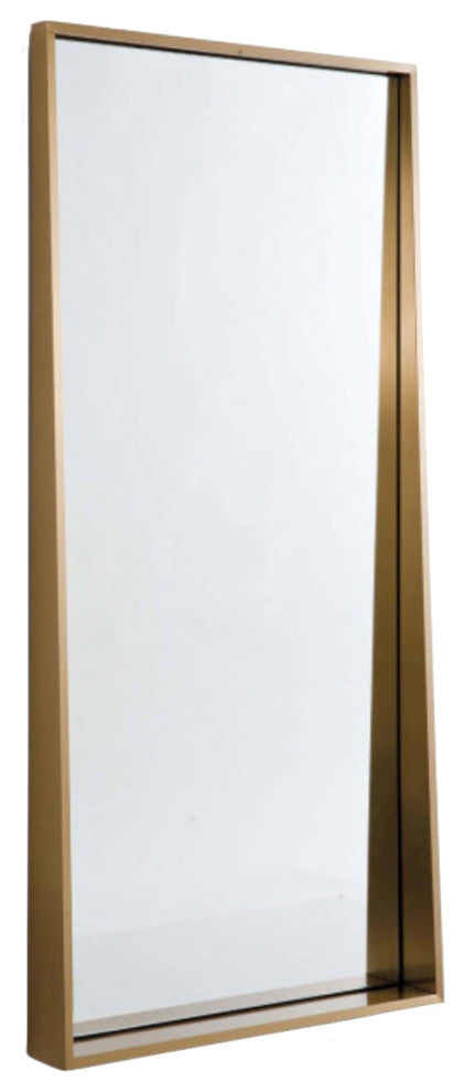 Gunner Mirror, Natural Brass