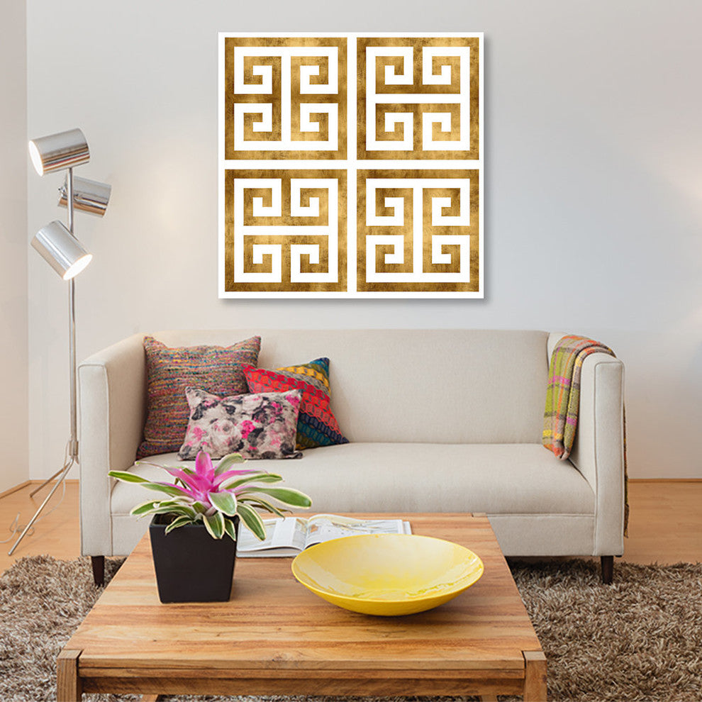 "Greek Classic III" by Ellie Roberts, Canvas Print, 12"x12"