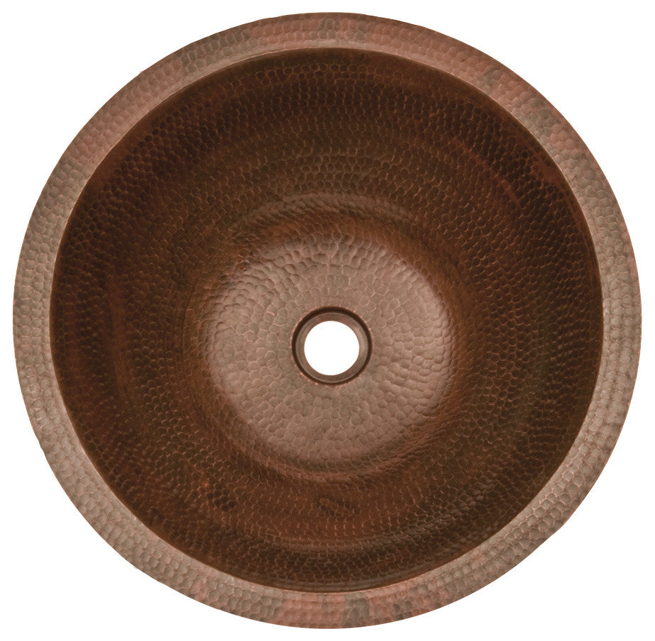 Premier Copper Products BSP2_LR17FDB Bathroom Sink, Faucet and Accessories