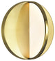 CWI Lighting 1206W10-1-629-A Tranche LED Sconce With Brushed Brass Finish