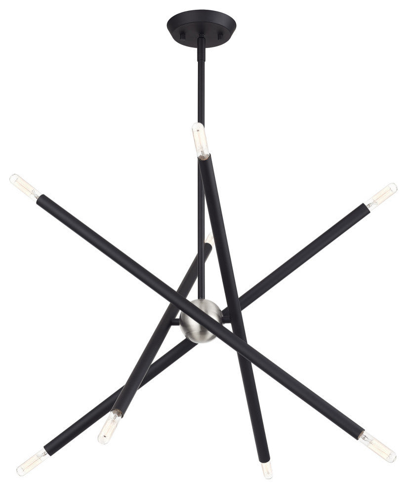 Soho 8-Light Black Chandelier