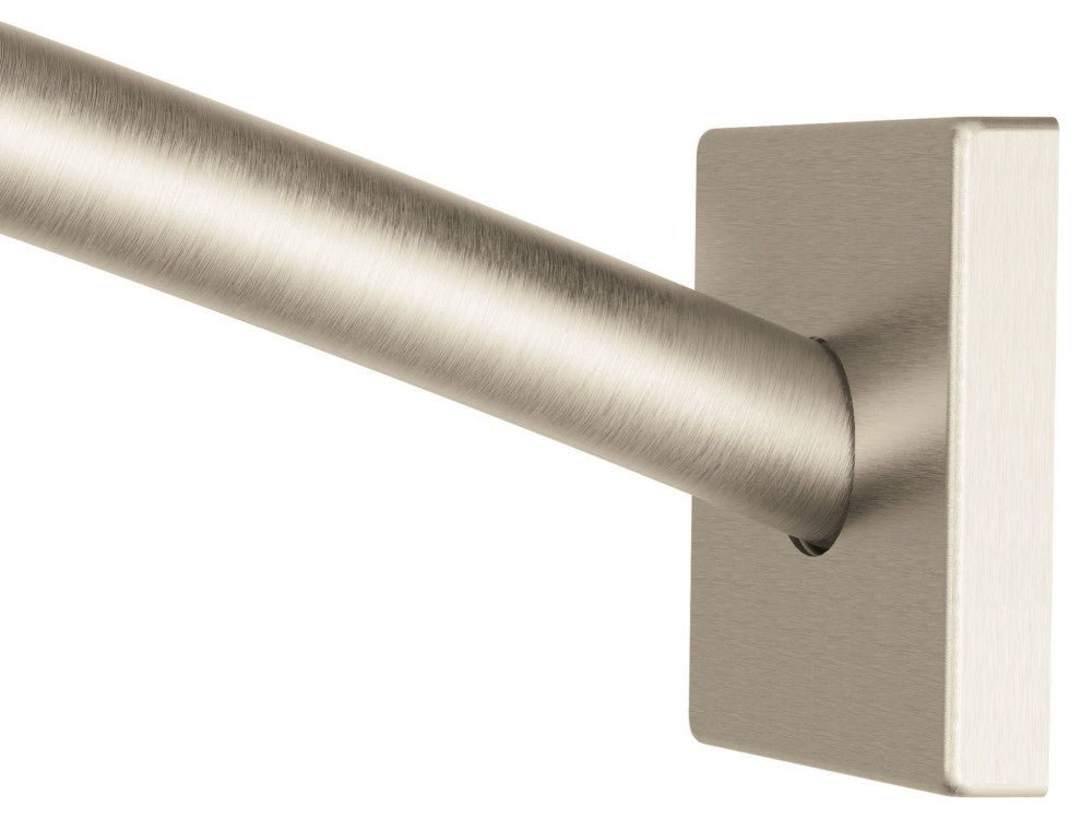 Moen CSR2169 Triva Curved Wall Mounted Curtain Rod - Brushed Nickel
