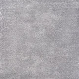 Haze Solid Low-Pile Runner Rug, Gray, 5' Square