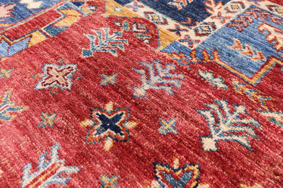 Super Kazak Hand-Knotted Rug 5' 9" X 8' 0" Q11122