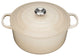 Le Creuset Signature Cast Iron Round Casserole, 18 cm, Almond