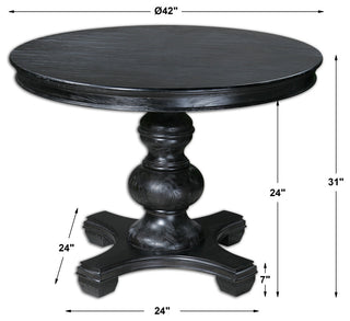 Uttermost Brynmore Wood Grain Round Table