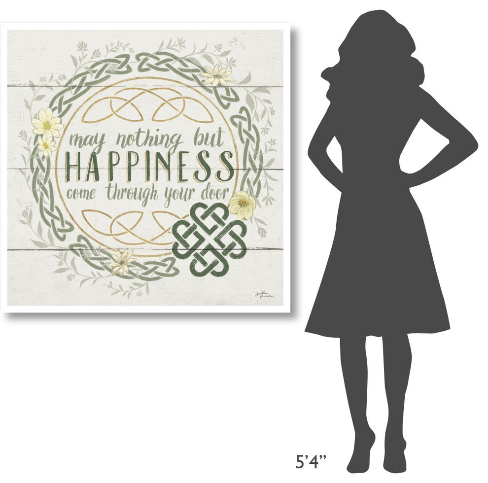 "Irish Blessing I" Digital Paper Print by Janelle Penner, 42"x42"
