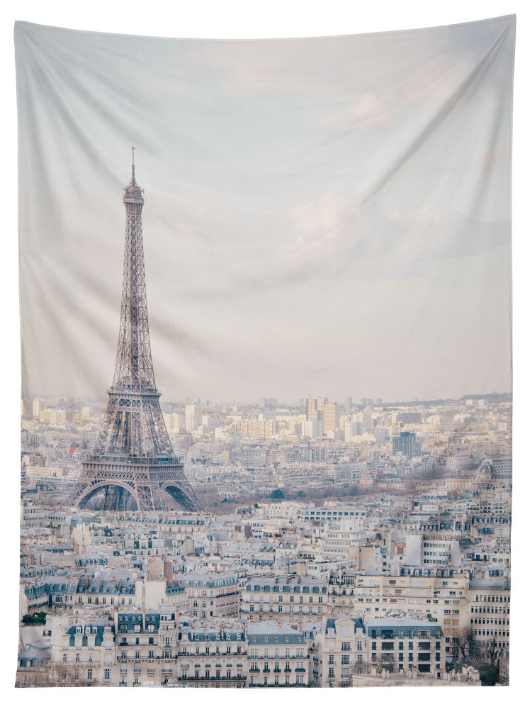 Eye Poetry Photography Paris Skyline Eiffel Tower View Tapestry