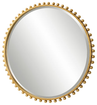 Uttermost Taza Gold Round Mirror