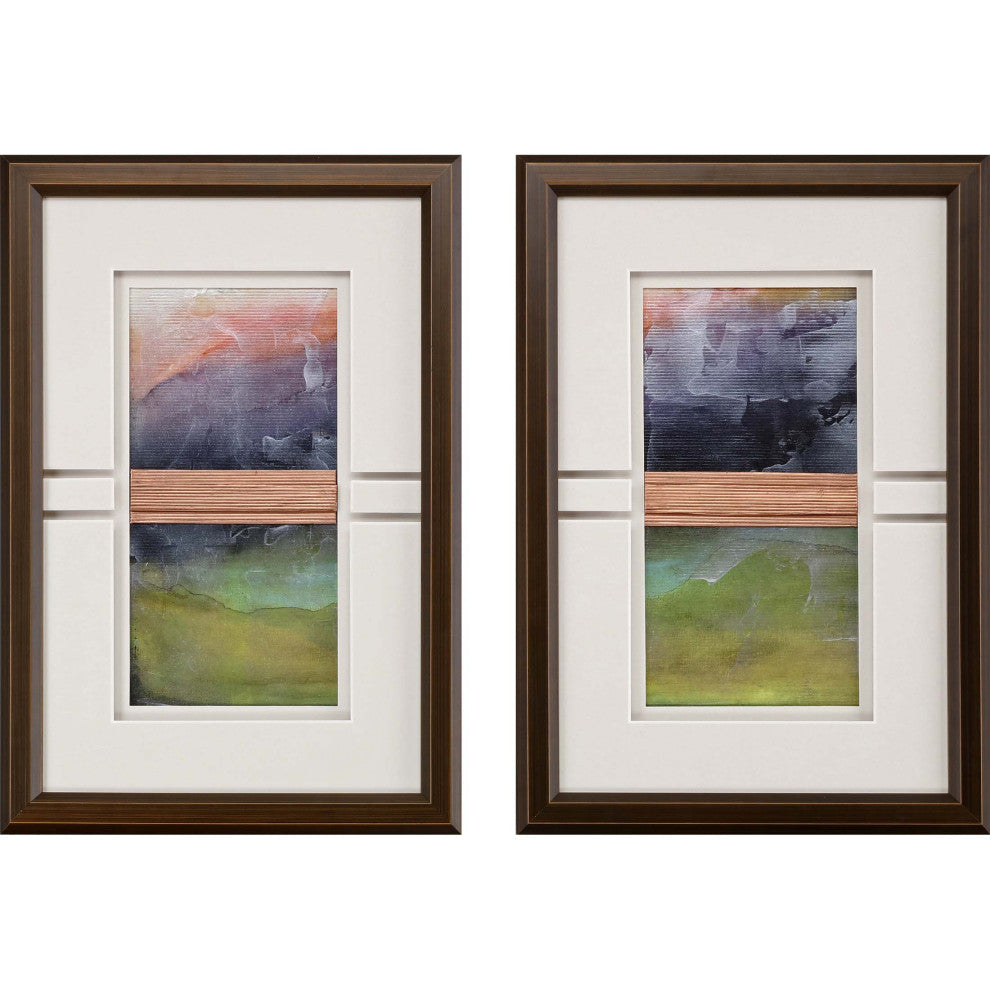Storm I, 2-Piece Set Framed Art