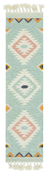 Unique Loom Ivory Mesa Area Rug, Light Blue, 2'2x8'2, Runner