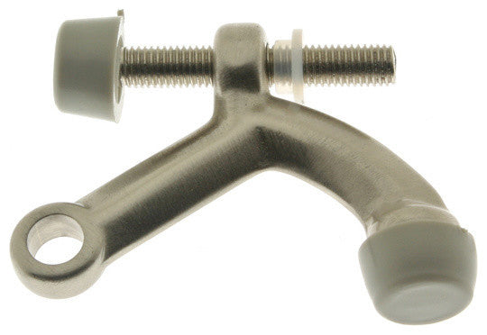 Genuine Solid Brass Forged Hinge Pin Stop, Satin Nickel