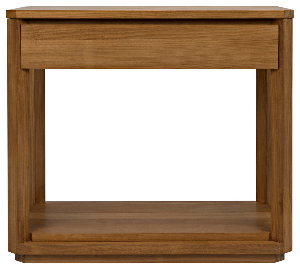 SL11 Side Table, Gold Teak