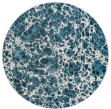 Unique Loom Oasis Breeze Area Rug, Blue, 7' 0 X 7' 0 Round