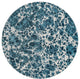 Unique Loom Oasis Breeze Area Rug, Blue, 7' 0 X 7' 0 Round