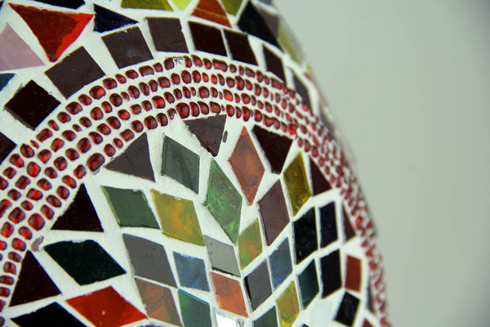 Handcrafted Glass Art Turkish Style Mosaic Pendant Lamp