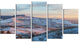 "View From Mount Strizhament" Landscape Print Wall Artwork, 5 Panels, 60"x32"