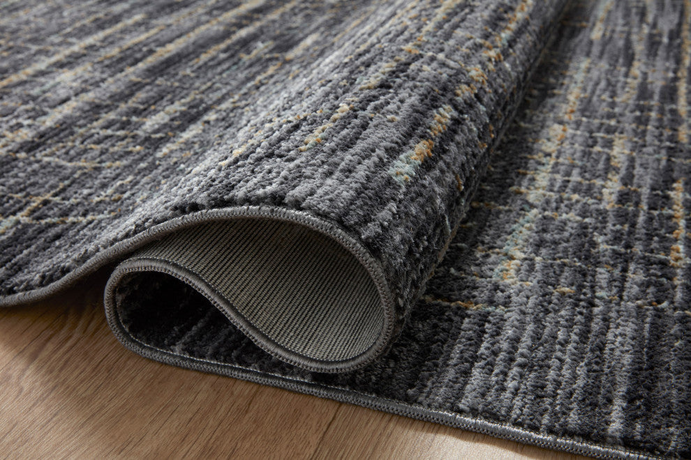 Loloi Soho Onyx/Silver 18"x18" Sample Rug