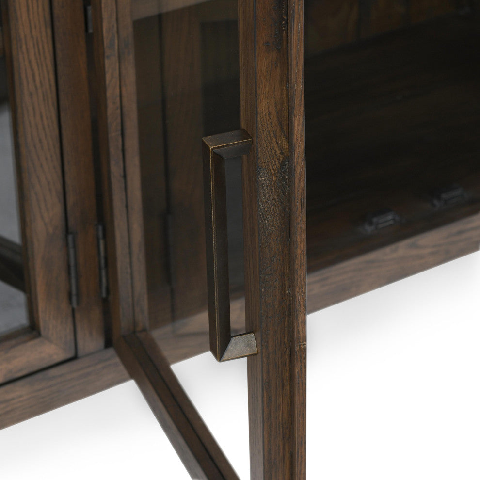 Troy 72" Reclaimed Oak Sideboard in Brown by Kosas Home
