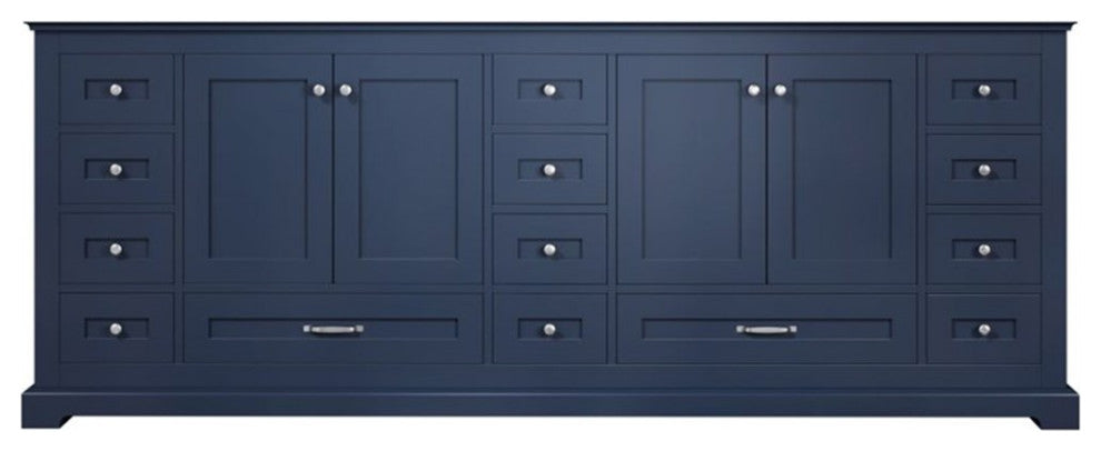 Dukes 84" Navy Blue Vanity Cabinet Only