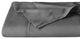 Bare Home Microfiber Flat / Top Sheet, Gray, Queen