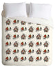 Deny Designs Iveta Abolina Skulls And Roses Duvet Cover - Lightweight