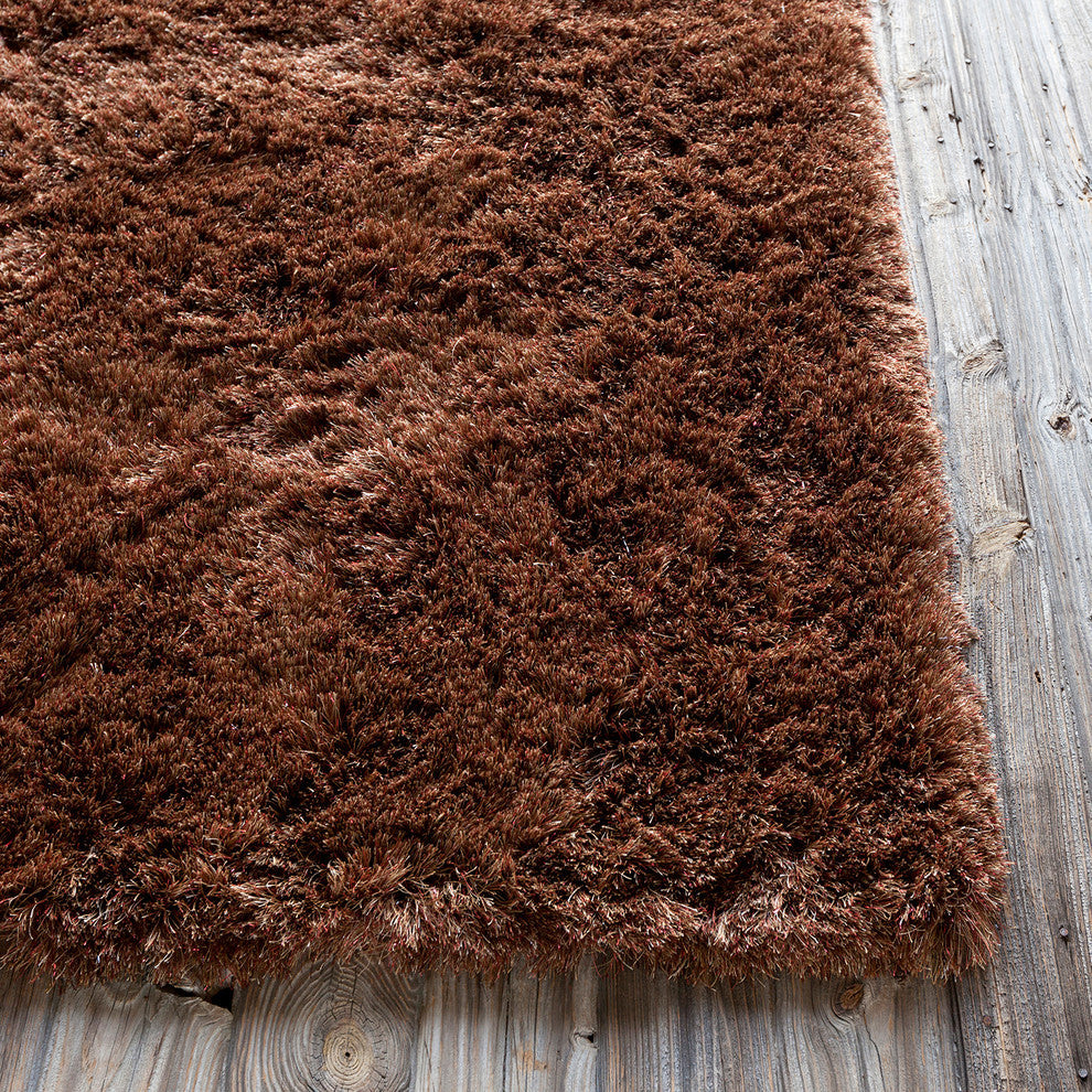 Mercury Contemporary Area Rug, Brown, 7'9"x10'6" Rectangle