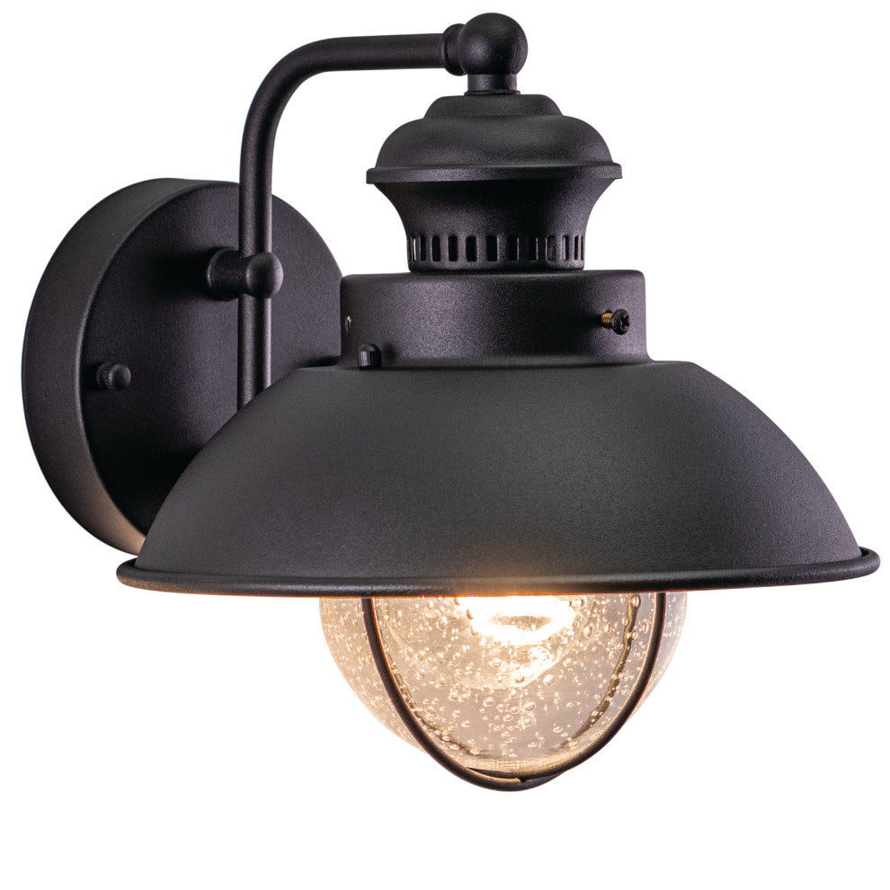 Harwich 8" Outdoor Wall Light Textured Black