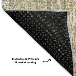 Premium Machine Washable Mayfield AMF580 Beige 8' x 10' Rug
