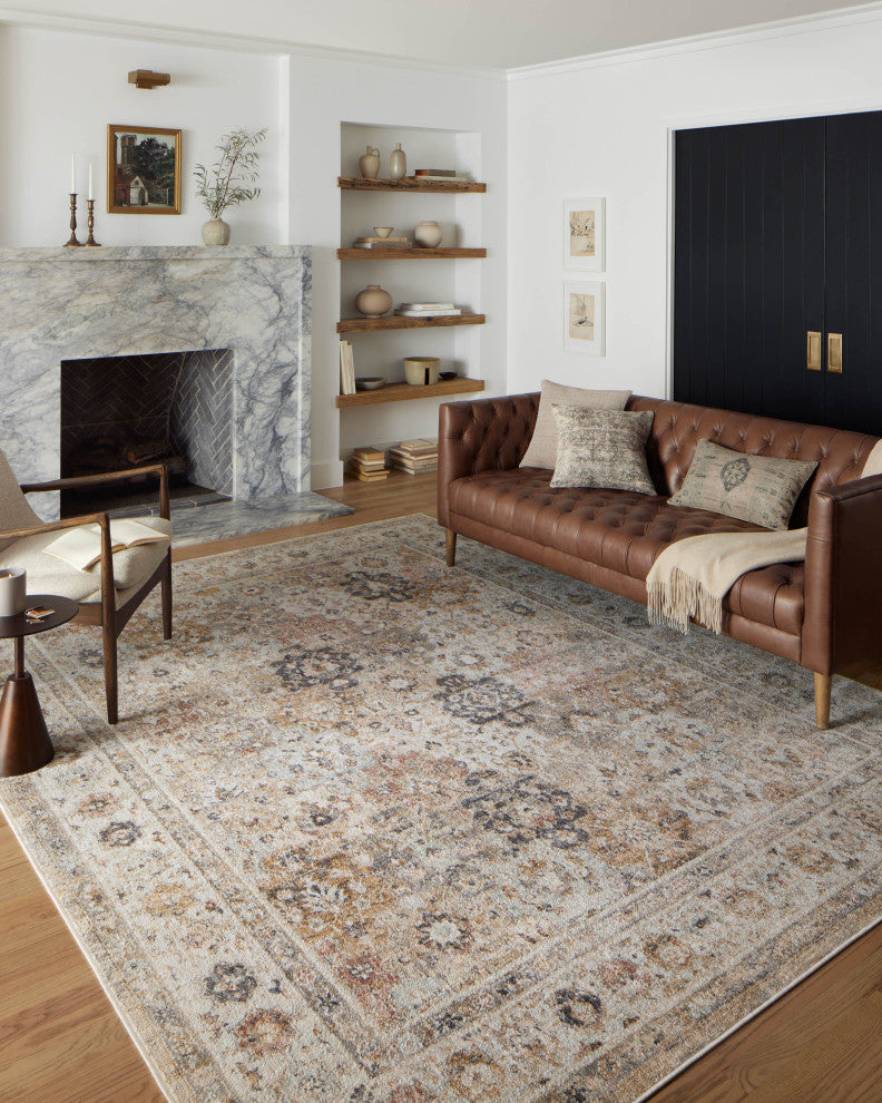 Loloi II Monroe Beige / Multi 2'-6" x 5'-9" Accent Rug