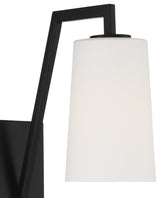 Avon 1 Light Matte Black Wall Mount