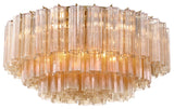 Crystorama Lighting Group ADD-331-AM Addis 16 Light 32"W Flush - Aged Brass