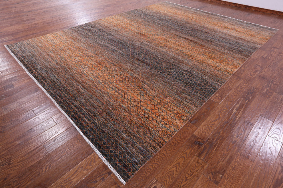 Savannah Grass Hand Knotted Wool Rug 10' 0" X 14' 0" - Q13417