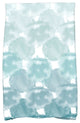 Beach Clouds, Geometric Print Kitchen Towel, Teal