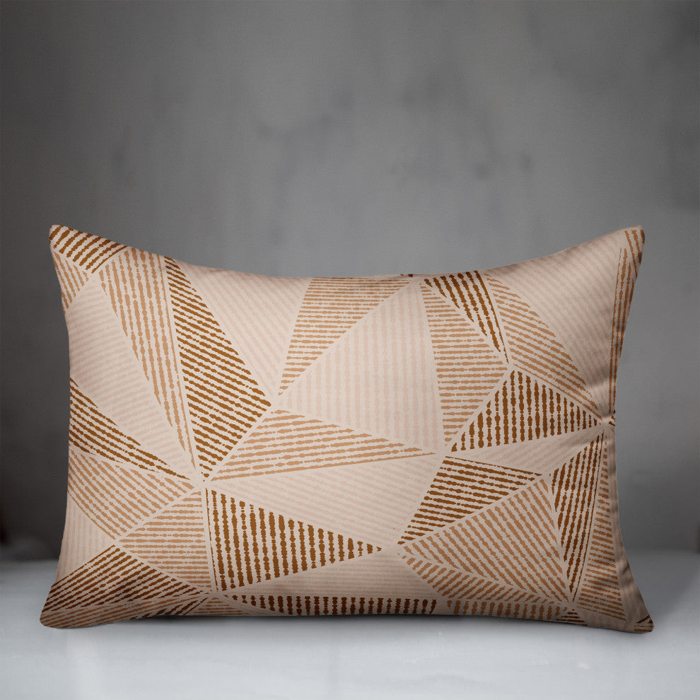 Triangle Speckle 14x20 Spun Poly Pillow