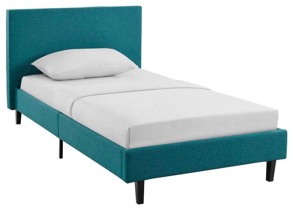 Modway Anya Twin Bed, Teal