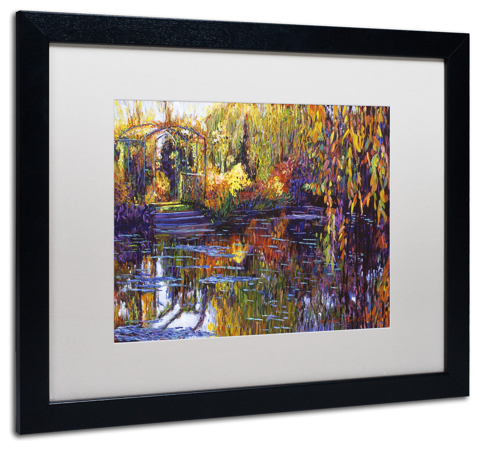 David Lloyd Glover ''Tapestry Reflection'' Art, Black Frame, 16"x20", White Matte