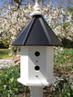 Estate Birdhouse, Black Aluminum