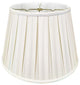 Royal Designs Empire English Pleat Lamp Shade, White, 10.5x16x11, Single