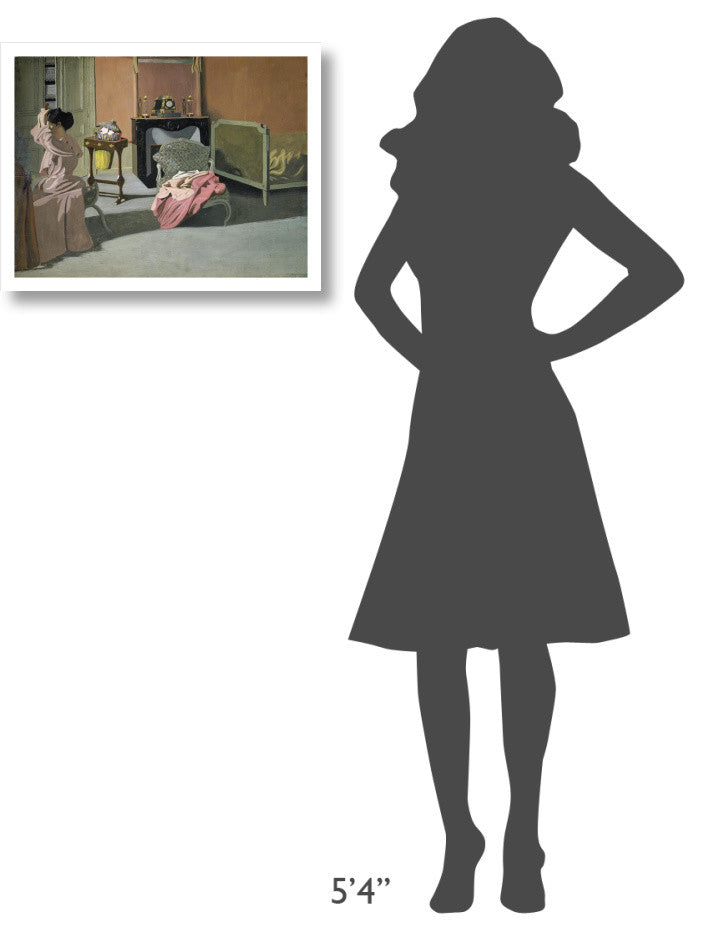 "Lady Doing Her Hair" Digital Paper Print by Felix Vallotton, 24"x19"
