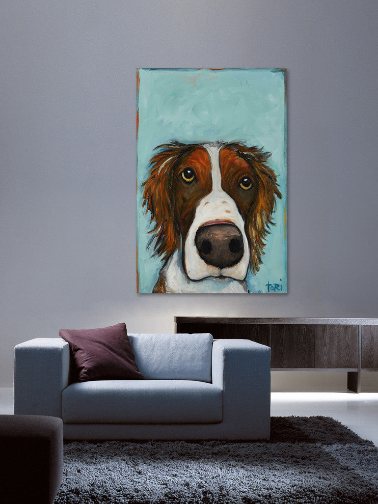 "What " Painting Print on Canvas by Tori Campisi