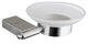 Ucore Soap Dish With Mounting Hardware, Brushed Stainless