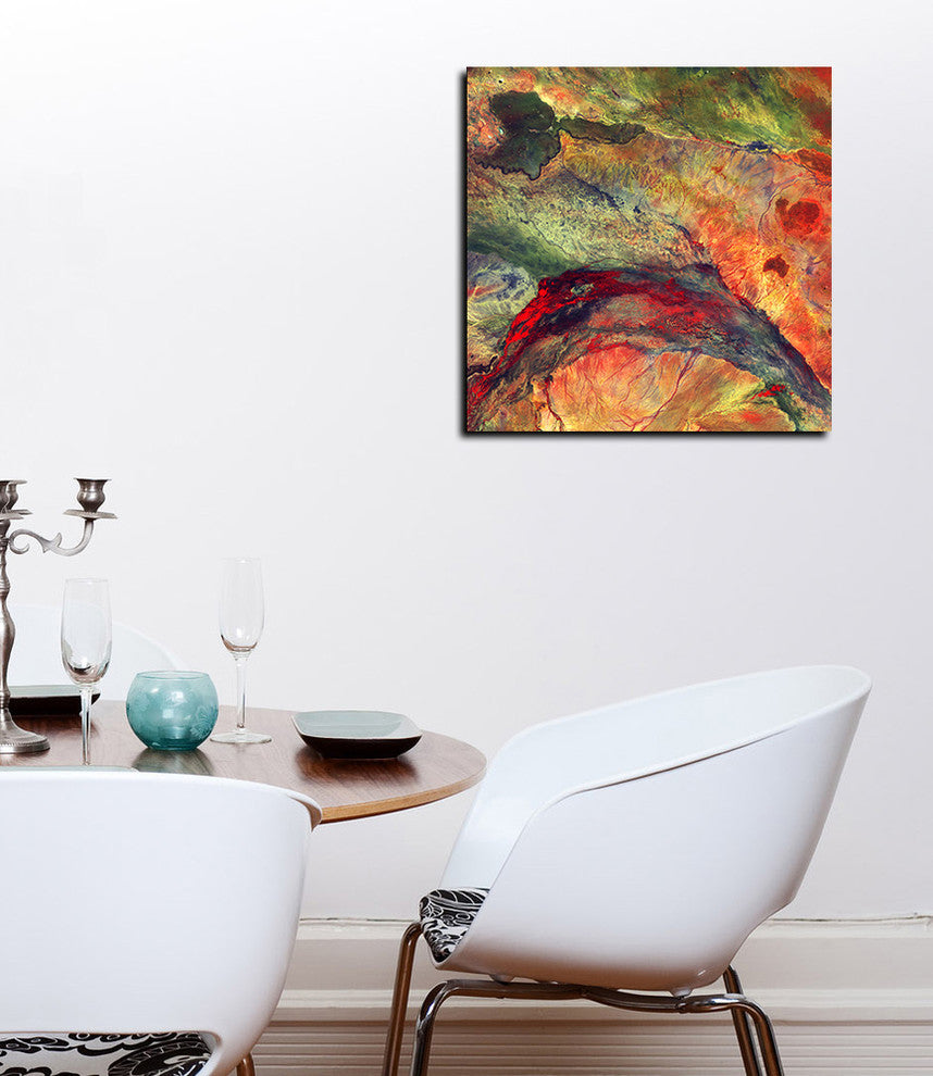 Epic Graffiti "Earth As Art: The Lorian Swamp" Giclee Canvas Wall Art, 12"x12"