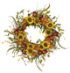 24"Mixed Flower Wreath