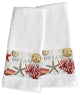 Laural Home Dream Beach Shells Hand Towels, Set of 2