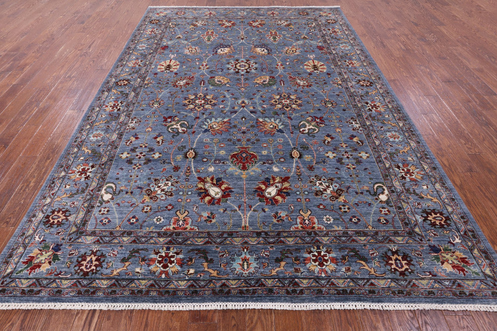 Handmade Persian Tabriz Wool Rug 8' 4" X 11' 10" - Q12772