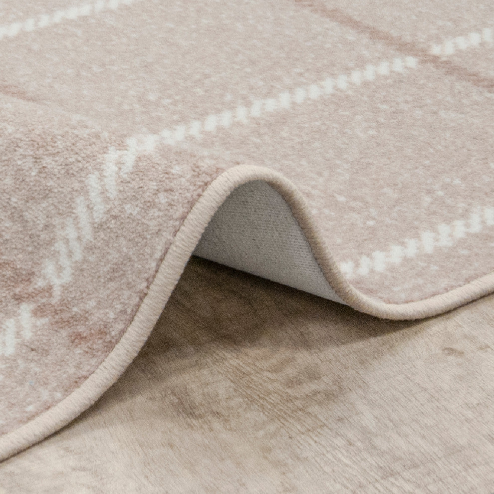 Joy Carpets Impressions New Haven Area Rug, Ivory, 7'8"x10'9"