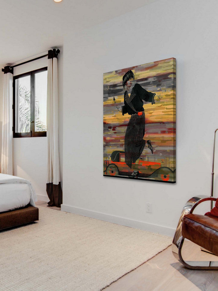 "Broken Heel" Print on Canvas, 40"x60"