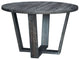HomeRoots 50" X 50" X 3" Gray Skyline Round Dining Table