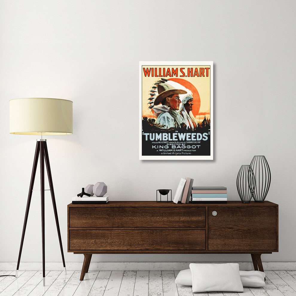 "Tumbleweeds - William S Hart,  1925" Canvas by Hollywood Photo Archive, 30x40"